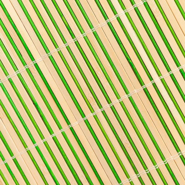 Rolo de guardanapo de bambu amarelo-verde — Fotografia de Stock