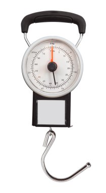 Beyaz arka plan üzerinde izole el ağırlıkları