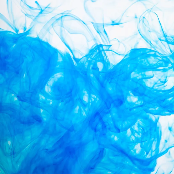 Blue Ink Splash Background — Stock Photo, Image