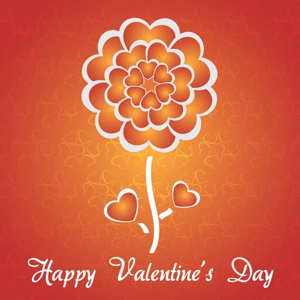 Happy Valentine's Day Background Vector Illustration — Stock Vector