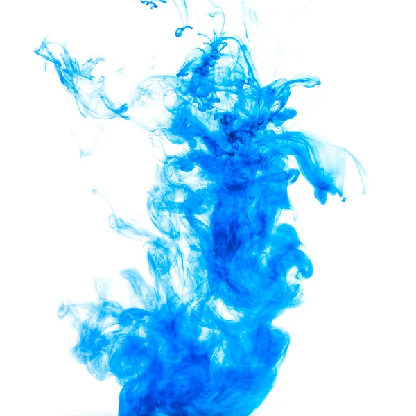 Blue ink abstract background — Stock Photo, Image