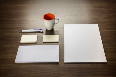 grafik tasarımcıları sunumlar ve Portföyleri için kimlik marka için şablon.