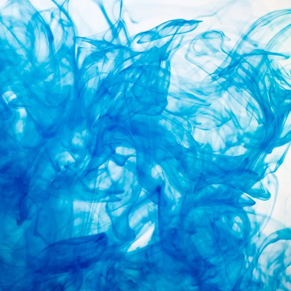 Blue Ink Splash Background — Stock Photo, Image