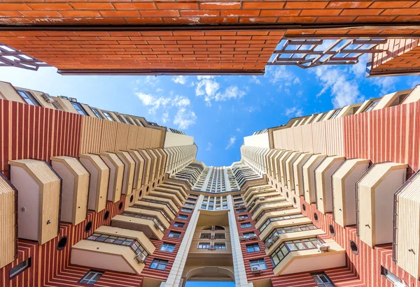 Construction site. Office and residential building development. — Stock Photo, Image