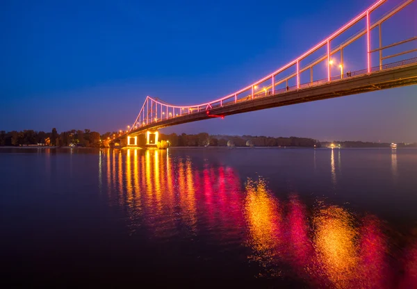 Ponte pedonale a Kiev — Foto Stock