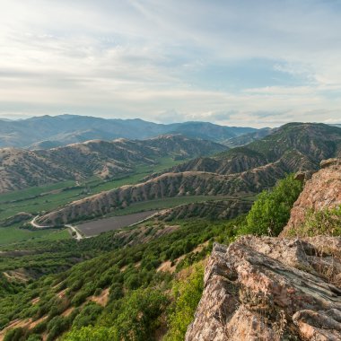 dağ manzarası. Ukrayna. Kırım.