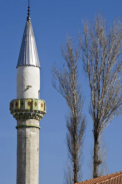 Minaret and trees — Stock Photo, Image