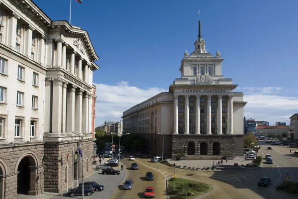 Sofia arkitektur, nationalförsamlingen byggnad — Stockfoto