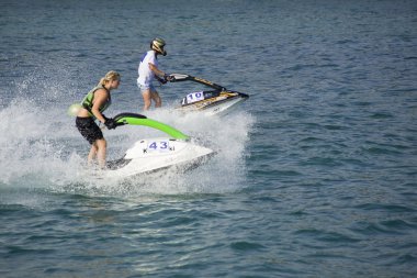 su jeti binici, Kayak jet