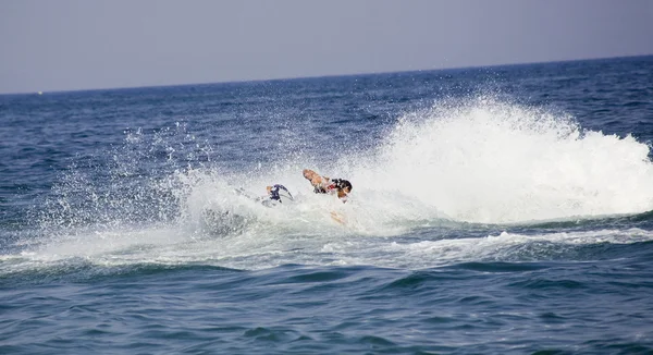 Cavaleiro de jato de água, jet ski — Fotografia de Stock