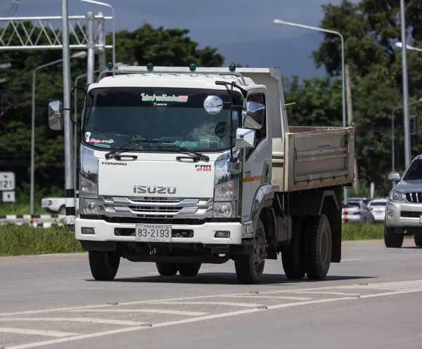 Chiangmai Tailandia Septiembre 2021 Camión Volquete Privado Isuzu Carretera 1001 — Foto de Stock