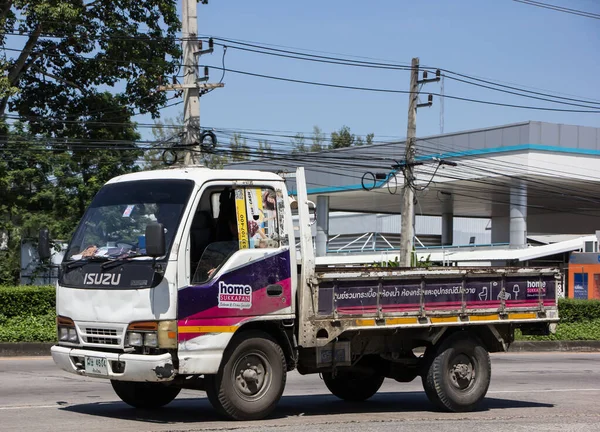 Chiangmai Tailândia Outubro 2021 Private Isuzu Cargo Truck Foto Estrada — Fotografia de Stock