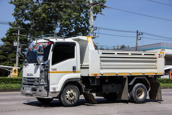 Chiangmai Tailândia Outubro 2021 Private Isuzu Dump Truck Estrada 1001 — Fotografia de Stock
