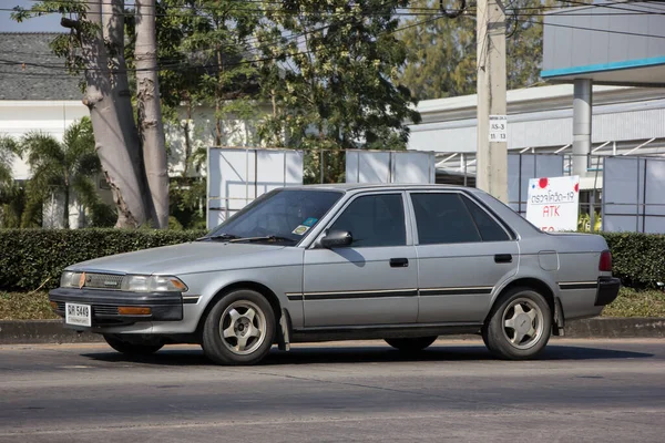 Chiangmai Tailândia Dezembro 2021 Private Old Car Toyota Corona Estrada — Fotografia de Stock