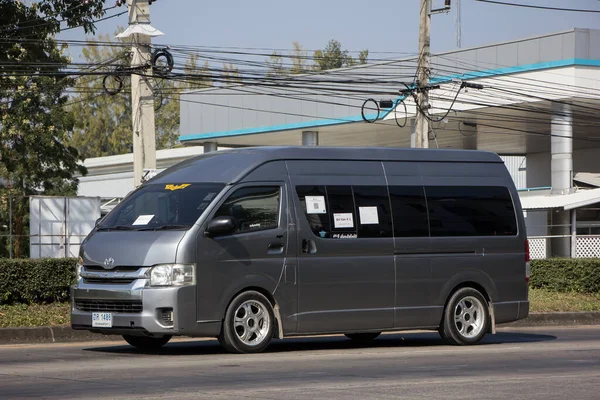 Chiangmai Thailand December 2021 Privat Toyota Pendlare Van Foto Vid — Stockfoto