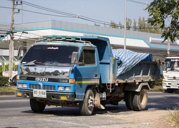 Chiangmai Thaiföld December 2021 Private Isuzu Dump Truck 1001 Úton — Stock Fotó