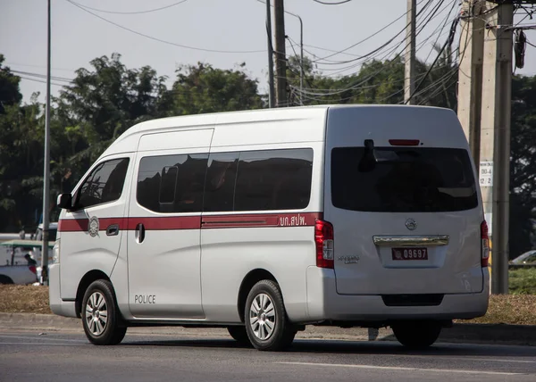 Chiangmai Tailandia Diciembre 2021 Coche Furgoneta Policial Real Policía Tailandesa — Foto de Stock