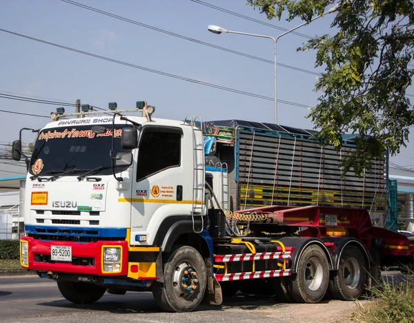 Chiangmai Tailândia Dezembro 2021 Dump Truck Payawan Transport Company Foto — Fotografia de Stock