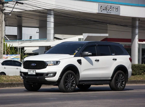 Chiangmai Thajsko Prosince 2021 Private Suv Car Ford Everest Silnici — Stock fotografie