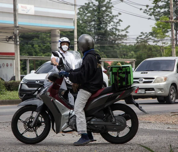 Chiangmai Tajlandia Kwietnia 2022 Prywatne Wyścigi Yamaha Tmax Zdjęcie Przy — Zdjęcie stockowe