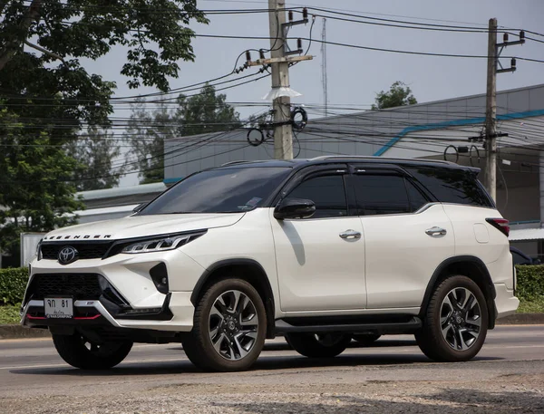 Chiangmai Tailandia Abril 2022 Toyota New Fortuner Legender Suv Car — Foto de Stock