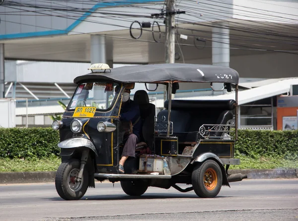 Chiangmai Tajlandia Kwietnia 2022 Tuk Tuk Taxi Chiangmai Serwis Mieście — Zdjęcie stockowe