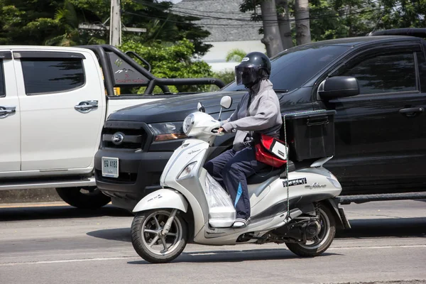 Chiangmai Thajsko Dubna 2022 Soukromý Automatický Skútr Yamaha Filano Motocykl — Stock fotografie