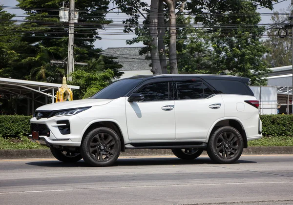 Chiangmai Tailandia Abril 2022 Toyota Fortuner Suv Car Privado Carretera — Foto de Stock