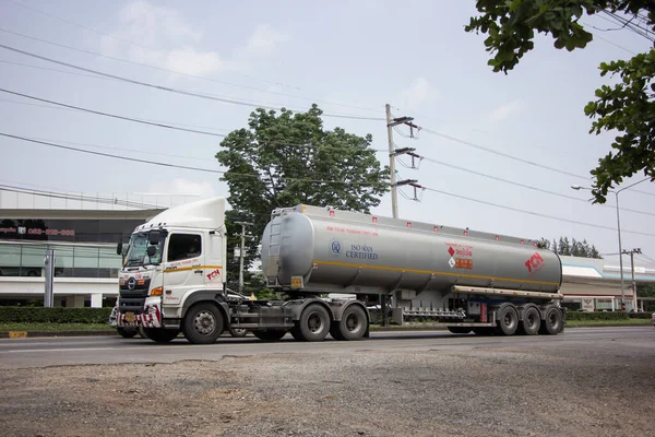 Chiangmai Thailand April 2022 Oil Truck Tch Logistic Oil Transport — 스톡 사진