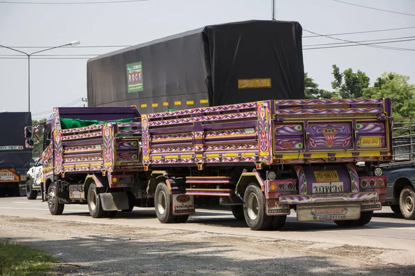 Chiangmai Thailand April 2022 Private Hino Dump Truck Road 1001 — Foto de Stock