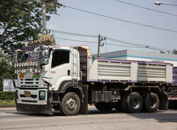 Chiangmai Tailândia Abril 2022 Private Isuzu Dump Truck Estrada 1001 — Fotografia de Stock