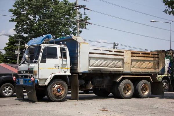 Chiangmai Tailândia Abril 2022 Private Isuzu Dump Truck Estrada 1001 — Fotografia de Stock