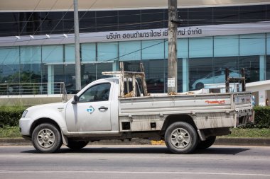 Chiangmai, Thailand -  June  13 2022: Private Tata Xenon  Pickup truck. Photo at road no 121 about 8 km from downtown Chiangmai, thailand.