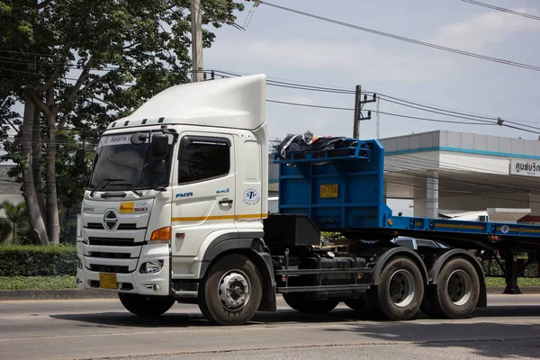 Chiangmai Thailand June 2022 Private Hino Cargo Truck Photo Road — Fotografia de Stock