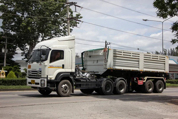 Chiangmai Tailândia Junho 2022 Private Isuzu Dump Truck Estrada 1001 — Fotografia de Stock