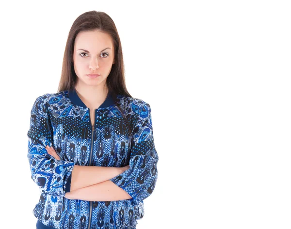 Mujer joven seria — Foto de Stock