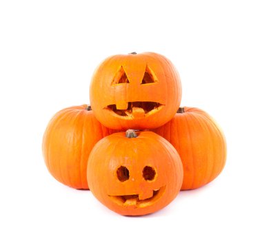 bazı halloween pumpkins
