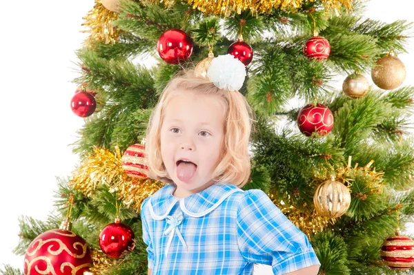 Het portret van het kleine kind glimlachen — Stockfoto