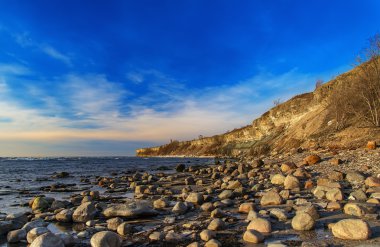 güzel deniz manzarası. doğanın kompozisyon.
