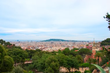 Barselona, İspanya, yaz.