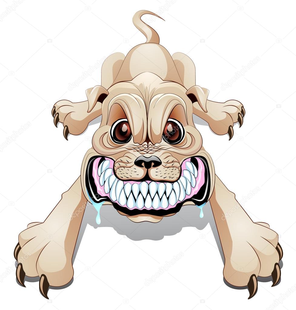 Angry dog Stock Vector Image by ©vickyphoto #13587330