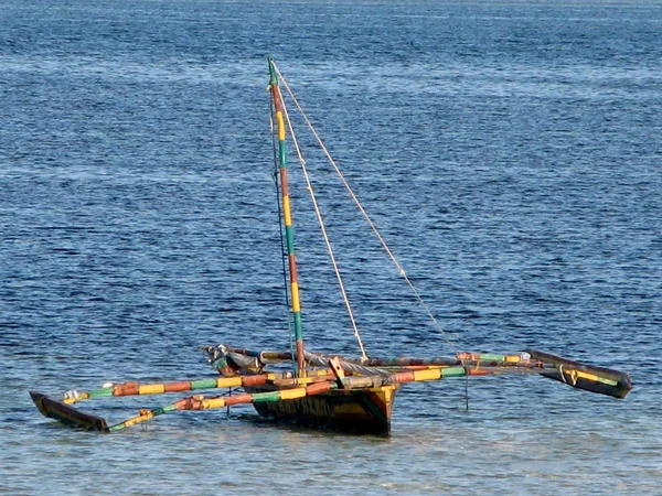 Afrikaanse vissersboot — Stockfoto
