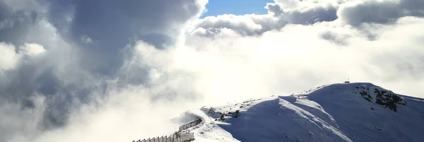 Montagnes Caucase Sur Krasnaya Polyana Village Rosa Khutor Station Sports — Photo