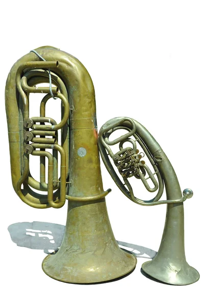 Музичні труби — стокове фото