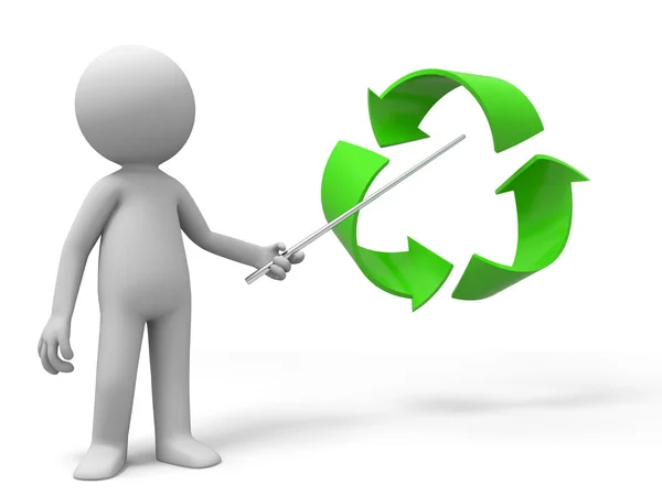 Recycling-Symbol — Stockfoto