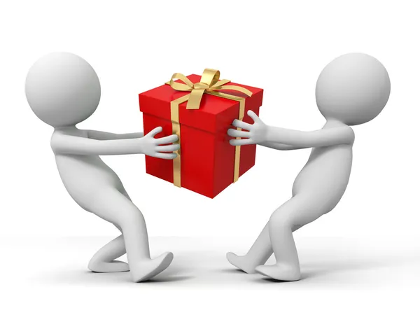 The gift — Stock Photo, Image