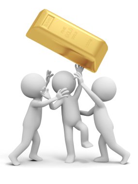Gold brick
