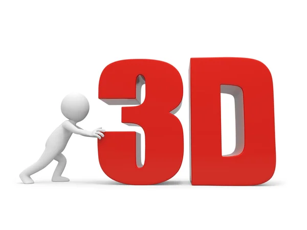 Palabra 3d — Foto de Stock