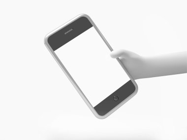 3d cep telefonu alarak el