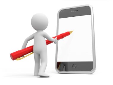 cep telefonu yazılı 3d erkek